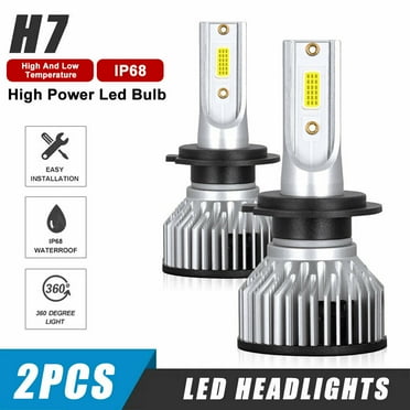 Led Headlight Bulbs,ECCPP H7 High Low Beam LED Headlight w/Clear Arc-Beam Bulbs Super Bright 360 Degree Auto Headlamp All-in-One Conversion Kit 3 Year Warranty 120w 12,000Lm 6K Cool White CREE Led Headlight Bulbs,ECCPP H7 High Low Beam LED Headlight w/Clear Arc-Beam Bulbs Super Bright 360 Degree Auto Headlamp All-in-One Conversion Kit 3 Year Warranty 120w 12,000Lm 6K Cool White CREE